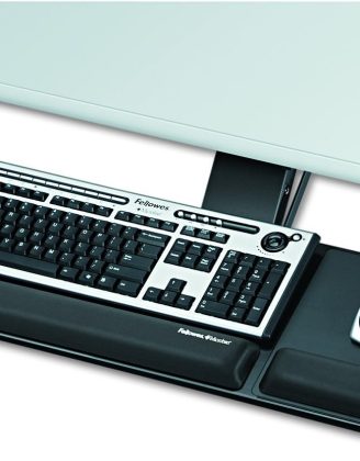 Designer Suites Compact Keyboard Tray, Black (8017801)